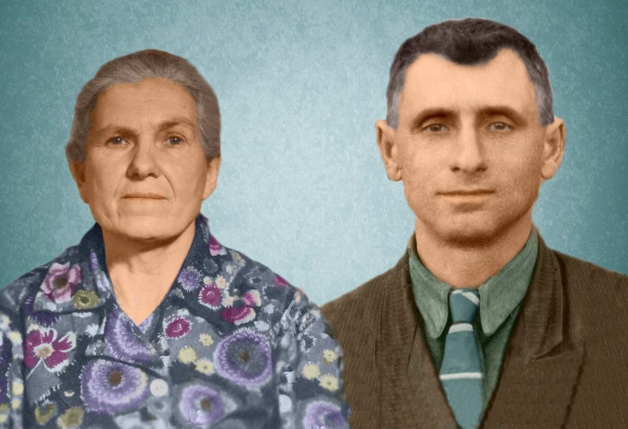 Bunicii Teodora și Grigore Sambriș